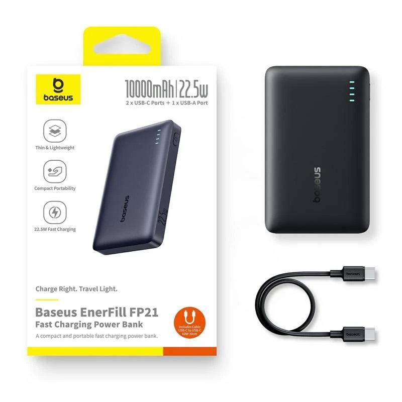 Baseus 22.5W Power Bank 10000mAh Portable Charger PowerBank QC PD Fast Charging