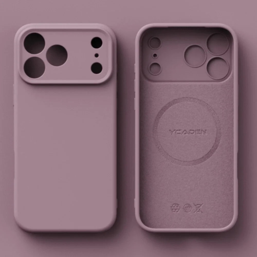 TPU Shockproof Cover For iPhone 17 16 Pro Max For iPhone 17Air 16 15 14 13 Plus Case Liquid Silicone Original TPU Magsafe Case